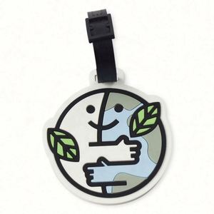 Etiqueta de Viaje de Silicona Suave con Logotipo Personalizado de Diseñador, Etiqueta de Equipaje de PVC con Patrón de Letras - Product Image 6