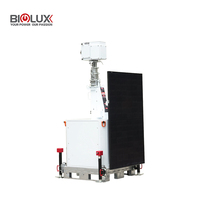 Torre de CCTV Solar Móvil BIGLUX HiTOWER para Áreas Exteriores, Sitios de Construcción y Estacionamientos