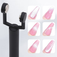 Bâtonnet magnétique pour ongles effet œil de chat, baguette magnétique multi-angles en Y, outil de nail art pour effets 3D 5D 9D, professionnel pour salon, vente en gros