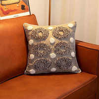 Innermor maroc housse de coussin décorative taie d'oreiller carrée tuftée Boho pour la maison ou l'hôtel