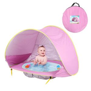 Carpa de Juego Portátil para Niños, Impermeable, con Protección UV, Carpa de Playa para Bebés, Carpa de Juego para Niños, Piscina de Playa, Certificación EN71, Poliéster - Product Image 2