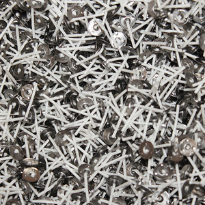 ไส้เทียนพร้อมฐานอะลูมิเนียมสำหรับทำเทียนหอม DIY ไส้เทียนทำจากเส้นด้ายฝ้าย 100 ชิ้น - Product Image 4