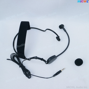 Atk66 HEADWORN cardioid <span class=keywords><strong>Microphone</strong></span> cho SLX ulx GLX Mini 4pin EW G2 G3 G4 3.5mm khóa không dây bodypack Hệ thống 6 cắm tùy chọn - Product Image 2