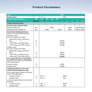 HBM Digitaler Drehmoments ensor T40B/50/100/200/500Nm Statische und dynamische Drehmoment messung 0,05 Genauigkeit 5V - Product Image 3