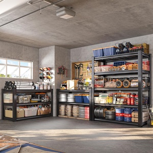 Rayonnage industriel réglable à 5 niveaux <span class=keywords><strong>en</strong></span> acier de 72 ''H Étagères de rangement <span class=keywords><strong>pour</strong></span> sous-sol et garage - Product Image 5
