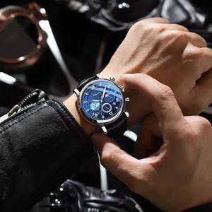 <span class=keywords><strong>น</strong></span>าฬิกาข้อมือผู้ชายสไตล์สปอร์ตโครโ<span class=keywords><strong>น</strong></span>กราฟแบบลำลองรุ่นใหม่จากผู้ผลิตจี<span class=keywords><strong>น</strong></span> สายห<span class=keywords><strong>น</strong></span>ังและสายเหล็ก หน้าปัดใหญ่ เรืองแสง <span class=keywords><strong>น</strong></span>าฬิกาควอตซ์ - Product Image 4