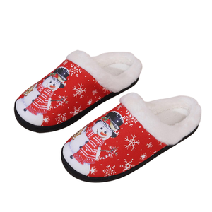 <span class=keywords><strong>Zapatillas</strong></span> de <span class=keywords><strong>mujer</strong></span> Warm House Memory Foam House Fuzzy Cute Christmas para <span class=keywords><strong>mujer</strong></span> - Product Image 5