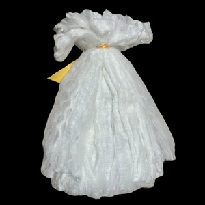 Decorazione della casa stregata per festa di Halloween luce nel fondente in cotone ragnatela luminosa - Product Image 4
