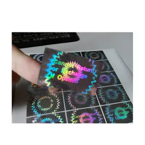 Permanent use custom logo sticker holographic display 3d hologram security label/Anti-counterfeit labels