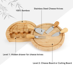 Planche à découper en bois de qualité supérieure, planche à découper pour le fromage, outils de cuisine, découpe avec couteau à fromage - Product Image 3