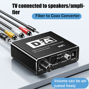 Convertisseur <span class=keywords><strong>audio</strong></span> numérique-<span class=keywords><strong>analogique</strong></span> TUTI AV DAC Amp 3,5 mm avec sortie optique bidirectionnelle et décodeur - Product Image 5