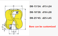 Coupleur flexible spécial en aluminium TPU pour encodeur DB, 8 polices, support OEM personnalisé