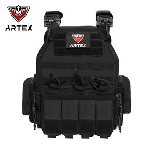 Chaleco Táctico Negro Transpirable Personalizado, Sistema Molle de Liberación Rápida, Ligero, Portaplacas para Caza, Chaleco de Seguridad Táctico - Product Image 1