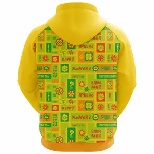 Высокое качество пользовательские мужские сублимационные толстовки желтый зеленый толстовки
