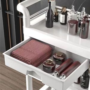 Carrito de Plástico de 3 Niveles Directo de Fábrica, Multiusos para el Hogar, Salón de Belleza, Spa, Dormitorio, Sala de Estar - Product Image 2