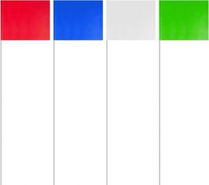 Banderas de Marcación de Terreno de 5.5X8.3'' de Tela de Poliéster para Exteriores, para Riego y Demarcación de Límites - Product Image 3