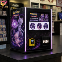 Distributeur automatique intelligent de cartes à collectionner TCG avec écran tactile 21,5 pouces pour la vente de cartes Poke Mon et de cartes sportives, doté d'un module Hotspot Wi-Fi