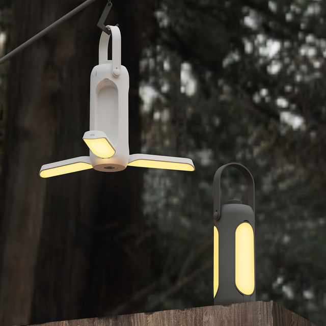 Outdoor Rechargeable LED Camping Light with Power Bank SOS Strobe Light & Lantern for Camping Hiking & Emergency Use