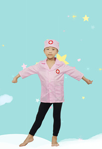 Kit Costume da Infermiera per Bambini Unisex in Poliestere, Abiti per Giochi di Ruolo con Camice da Laboratorio per Travestimenti e Cosplay - Product Image 3