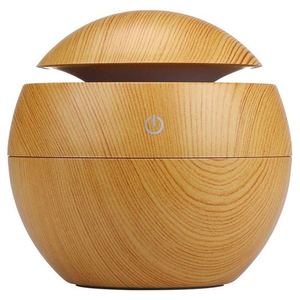 Hộ gia đình mini gỗ-hạt humidificador siêu âm aromatics LED màu sắc thay đổi độ ẩm không khí hương thơm tinh dầu khuếch tán - Product Image 1