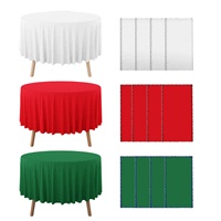 Nappe ronde jetable en PEVA épaisse et imperméable de 84 pouces, couleur unie, pour la décoration de fêtes d'anniversaire et d'événements