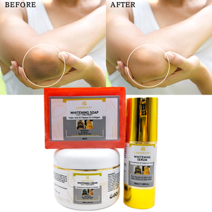 Set per la Cura della Pelle con Siero Sbiancante L-Glutathione, Sapone Esfoliante al Kojic, Crema Idratante Viso e Retinolo - Product Image 1