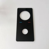 Panneau en verre à interrupteur tactile imprimé sur mesure pour le contrôleur de douche de salle de bain