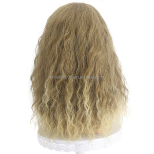 Perruque transfrontalière, Halloween Anime, Perruque de cosplay avec barbe, Costume de homme des cavernes, Coiffe marron - Product Image 4