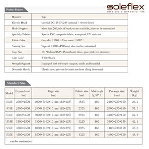 Auvent rétractable pour camping-car Soleflex S35E - Product Image 6