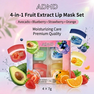 Set de Labiales Frutales Hidratantes: Base de Maquillaje Labial Roja para Reparar Labios Secos, Agrietados y Resistentes a las Arrugas - Product Image 5