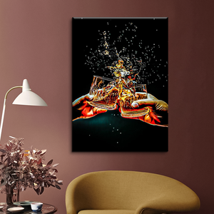 Casa di lusso soggiorno Still Life natura e ritratto tela Base olio medio pittura digitale stampata parete <span class=keywords><strong>arte</strong></span> - Product Image 3