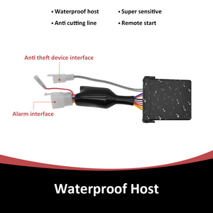 Alarme de moto étanche avec télécommande bidirectionnelle, alarme antivol par vibration, démarrage à distance du moteur, système de sécurité pour scooter compatible ABS - Product Image 4