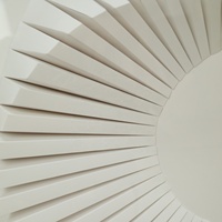 Papier blanc pliant, ornement, papier d'art mural pour décoration d'hôtel, vente en gros