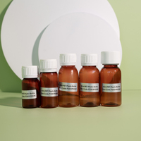 Bouteilles en plastique ambrées vides avec bouchons pour sirop et médicaments, 30ml, 60ml, 125ml, 150ml, 200ml, 250ml, 300ml, 473ml, 16oz, 500ml