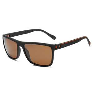 Lunettes de soleil rectangulaires polarisées UV400 pour hommes, mode sportive en plein air 78036 - Product Image 2