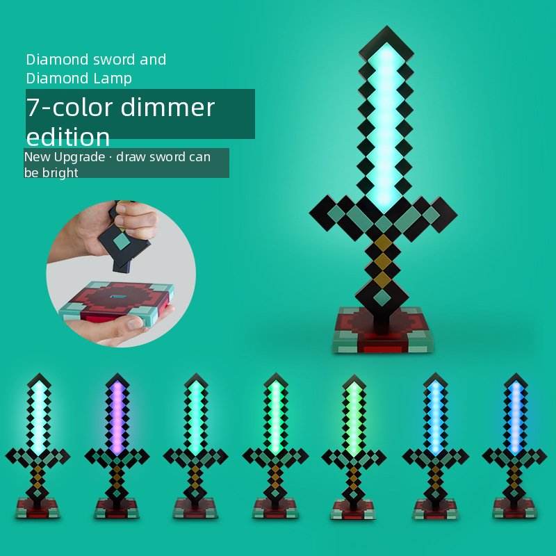 4- Tirer l'épée peut faire clignoter sept couleurs