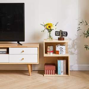 Tavolino da caffè in legno con diamanti in <span class=keywords><strong>stile</strong></span> <span class=keywords><strong>modernista</strong></span>, facile da montare, tavolino da caffè in arabica, formato dorato, - Product Image 5