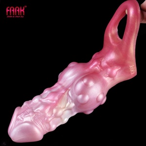 ปลอกขยายขนาดอวัยวะเพศชาย FAAK Fantasy Cock Extender & Enlargement Knot แบบยืดหยุ่น กระตุ้นความรู้สึก ทำจากซิลิโคน สวมใส่ได้ สำหรับผู้ชาย - Product Image 1