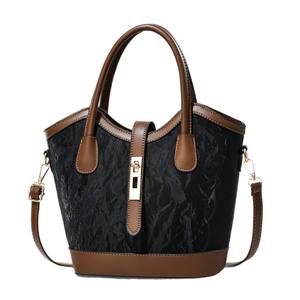 High quality PU material bucket bag, new fashionable multifunctional unique design, buckle bucket bag - Product Image 3