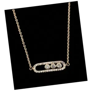 여자를 위한 공상 금 손 사슬 인공적인 다이아몬드 매력 팔찌 디자인