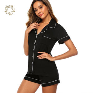 <span class=keywords><strong>Pigiama</strong></span> da donna <span class=keywords><strong>pigiama</strong></span> <span class=keywords><strong>in</strong></span> bambù naturale da donna abbigliamento da notte <span class=keywords><strong>in</strong></span> bambù da donna Set Set Set Set da salotto da donna - Product Image 3