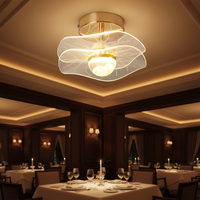 Plafonnier LED moderne en acrylique intelligent pour appartement, chambre à coucher, restaurant, bar, éclairage créatif