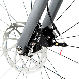 Vélo de gravier en fibre de carbone <span class=keywords><strong>Gravel</strong></span> V1 avec frein à disque hydraulique complet RS 12 vitesses 700C*40C tout-terrain - Product Image 4