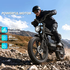 Bicicleta eléctrica personalizada con logotipo, motor de 20 pulgadas, neumáticos gruesos, bicicleta de montaña eléctrica, bicicleta urbana de ocio, bicicleta eléctrica de ciudad, ciclomotor eléctrico para adultos - Product Image 4