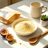 Puur natuurlijk gevriesdroogd passievruchtenpoeder voor het bakken van ijs, yoghurt & dessertproductie