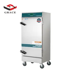 Grace Commercial Automatic 304 Seafood Steamed Rice Cooking Machine Bun Steamer Cabine