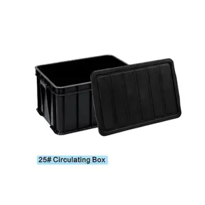 ESD Box 615 430 120 Box With Lid Hinge 870l Industrial SMT Component Storage box ln-2111 ESD