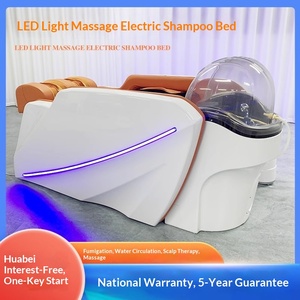 Cama de Masaje con Luz LED de Acrílico, Eléctrica, Inteligente <span class=keywords><strong>y</strong></span> Totalmente Automática, de Lujo, para Salones de Belleza <span class=keywords><strong>y</strong></span> Barberías - Product Image 5