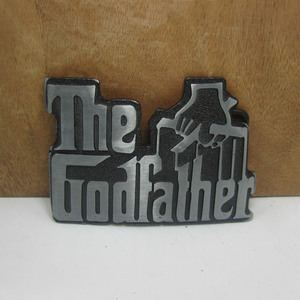 Vente en gros de boucles de ceinture vintage en alliage de zinc parrain lettre film boucle de ceinture western cowboy accessoires pour hommes - Product Image 3