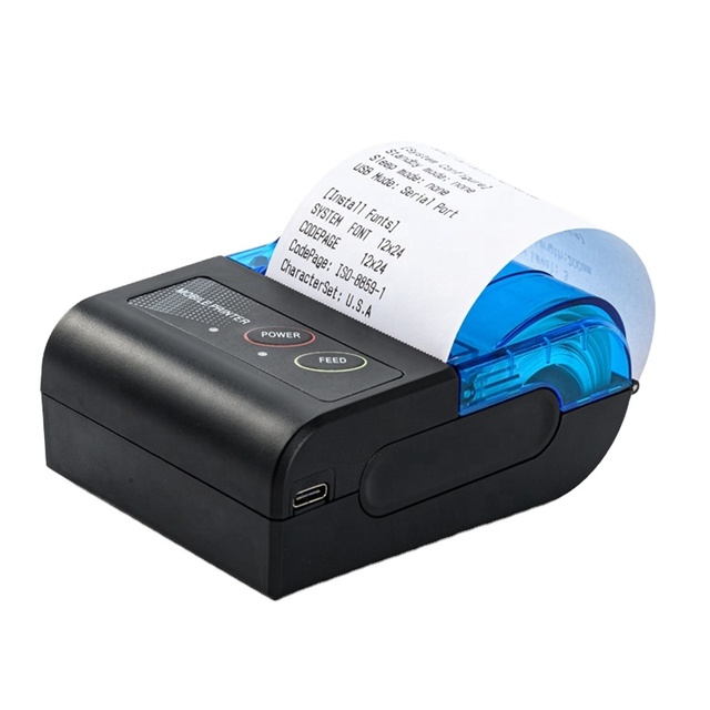 Hot Sale 58mm Wireless Thermal Portable Receipt Printer Mini Blue Tooth Usb Mobile Thermal Bill Printer